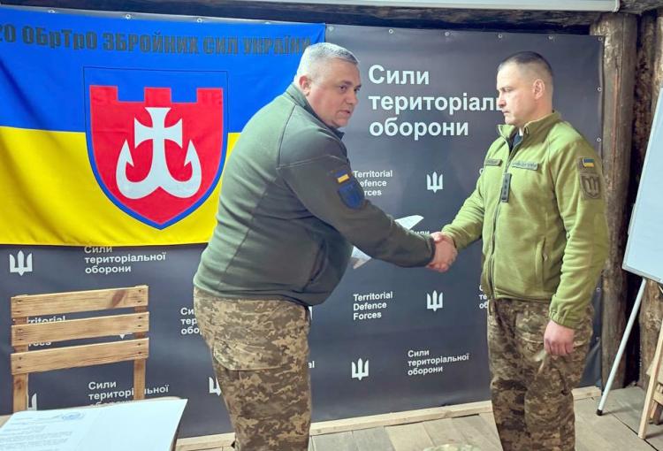 Новини Вінниці - фото з Полковник Дмитро Бізонич став новим командиром 120-ї окремої бригади ТрО