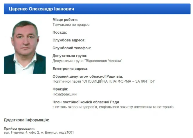 Новини Вінниці - фото з Не служив, а зарплату отримував: вінницький депутат ОПЗЖ отримав дві підозри