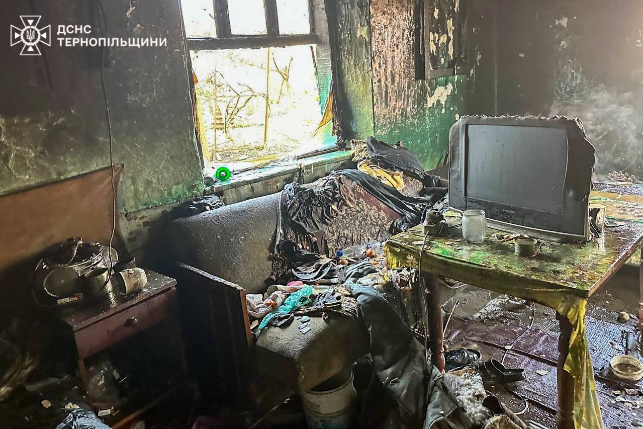 Новини Тернополя - фото з У пожежі на Чортківщині обгорів чоловік На зображенні може бути: текст