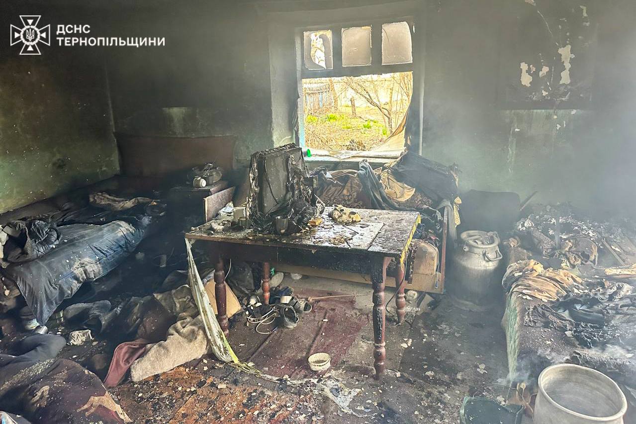 Новини Тернополя - фото з У пожежі на Чортківщині обгорів чоловік На зображенні може бути: текст