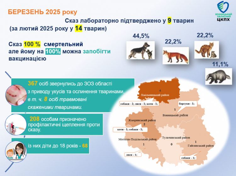 Новини Вінниці - фото з У Вінницькій області виявили борсука, хворого на сказ