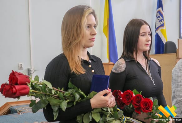 Новини Житомира - фото з Рідним Андрія Лінійчука ("Кельта") вручили нагороду "Почесний громадянин Житомира"