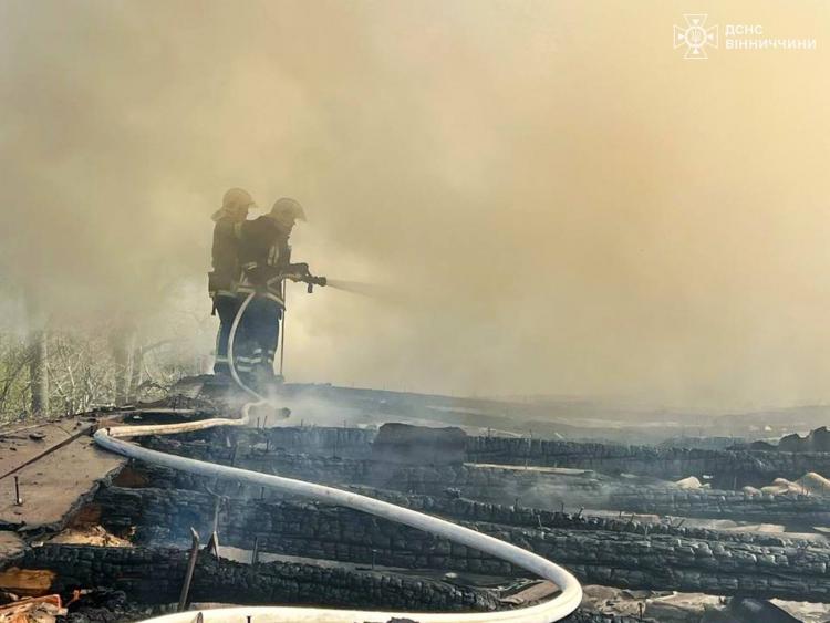 Новини Вінниці - фото з У Якушинецькій громаді горіла школа