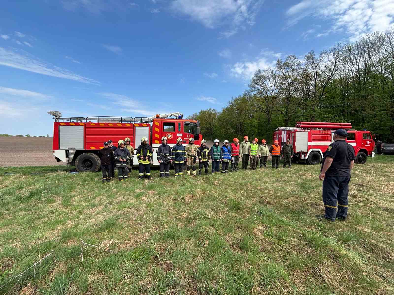 Новини Козятина - фото з Рятувальники спільно з працівниками лісових господарств провели навчання