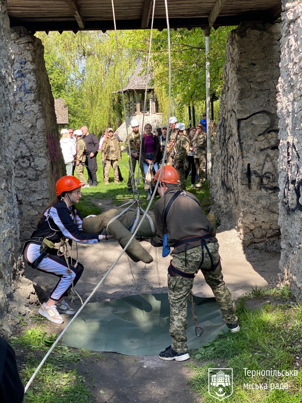 Новини Тернополя - фото з Команда Галицького коледжу перемогла у змаганнях юних рятувальників