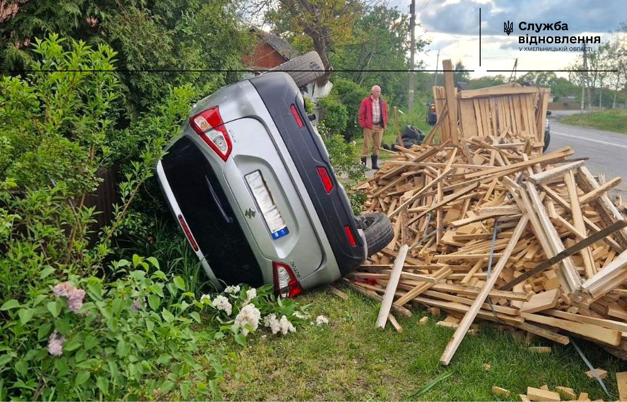 Новини Хмельницького - фото з На Хмельниччині за вихідні сталась ціла серія ДТП: пошкоджена інфраструктура