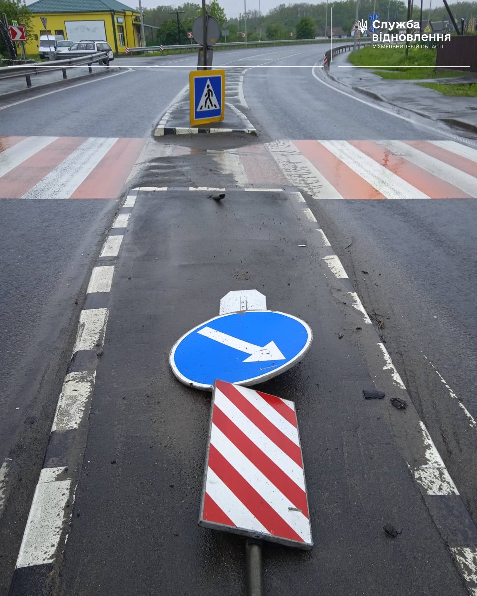 Новини Хмельницького - фото з На Хмельниччині за вихідні сталась ціла серія ДТП: пошкоджена інфраструктура
