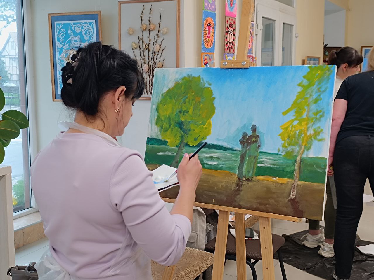 Новини Вінниці - фото з «Кожна обирала не просто фарби, а свої почуття»: у Вінниці відбувся майстер-клас для дружин Героїв