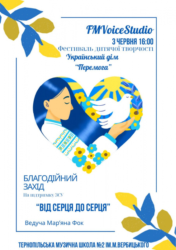 Новини Тернополя - фото з У Тернополі проведуть фестиваль дитячої творчості на підтримку ЗСУ