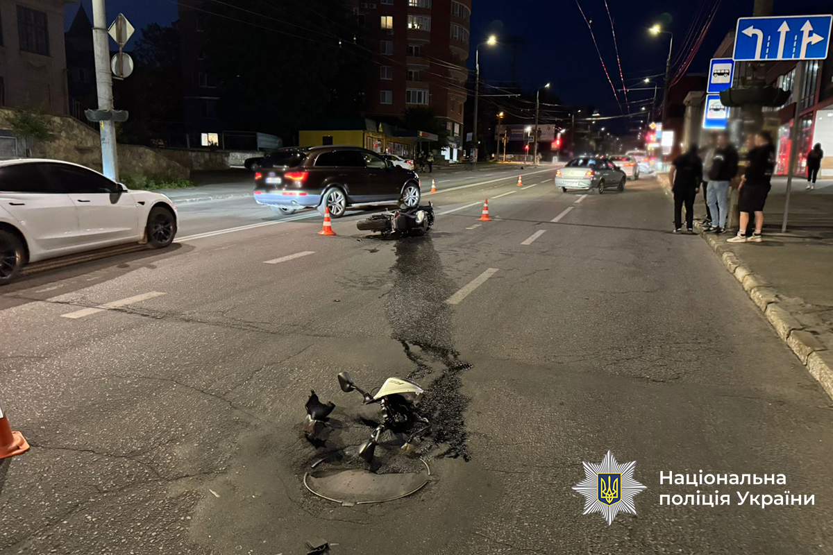 Новини Тернополя - фото з На Кременеччині 14-річний скутерист врізався в авто