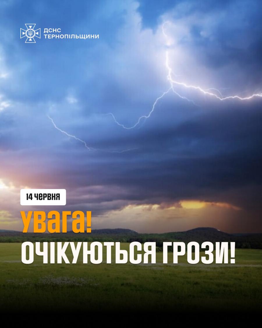 Новини Тернополя - фото з Синоптики попереджають про грози і сильнй вітер на Тернопільщині