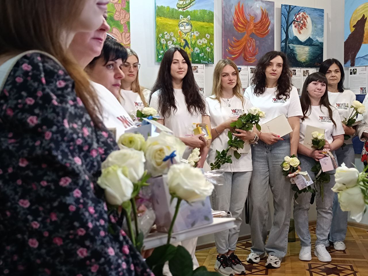 Новини Вінниці - фото з «На жаль, цей проєкт не завершений»: у Вінниці відкрили виставку картин рідних полеглих захисників