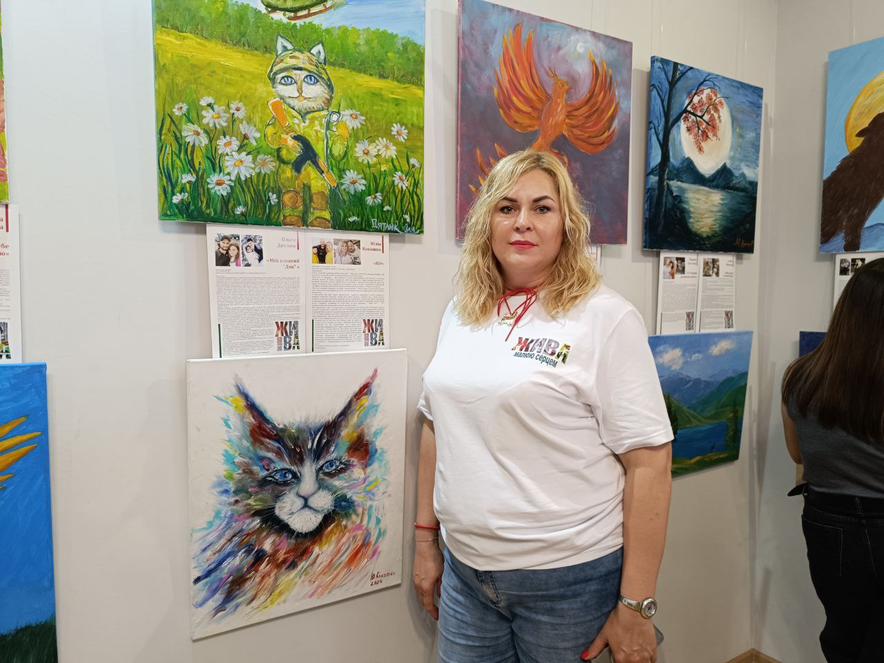 Новини Вінниці - фото з «На жаль, цей проєкт не завершений»: у Вінниці відкрили виставку картин рідних полеглих захисників