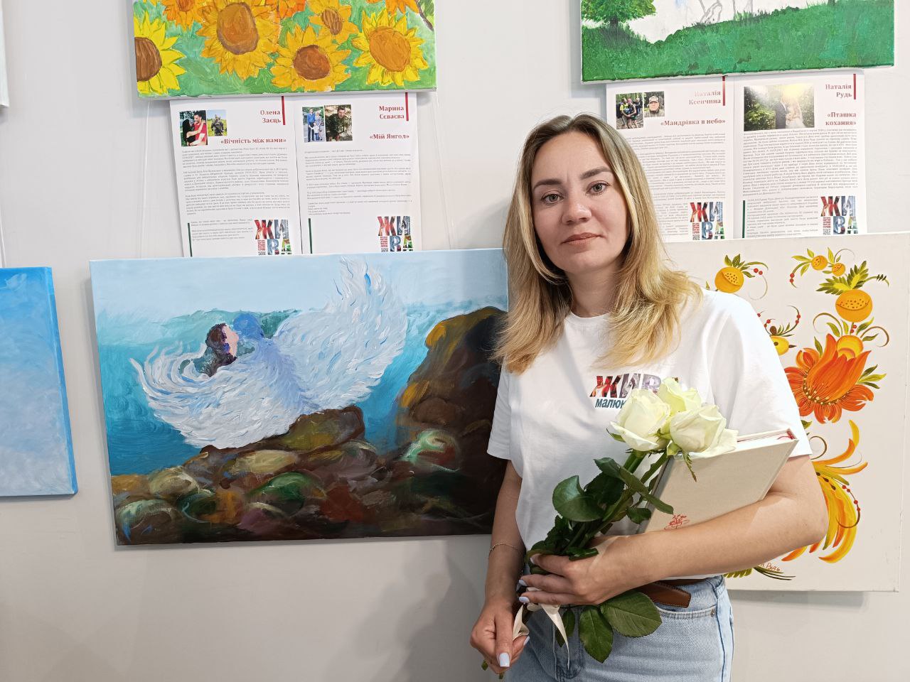 Новини Вінниці - фото з «На жаль, цей проєкт не завершений»: у Вінниці відкрили виставку картин рідних полеглих захисників