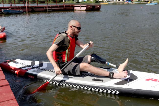 Новини Вінниці - фото з SUP-чемпіонат на Південному Бузі: ветерани війни знаходять нову силу у спорті