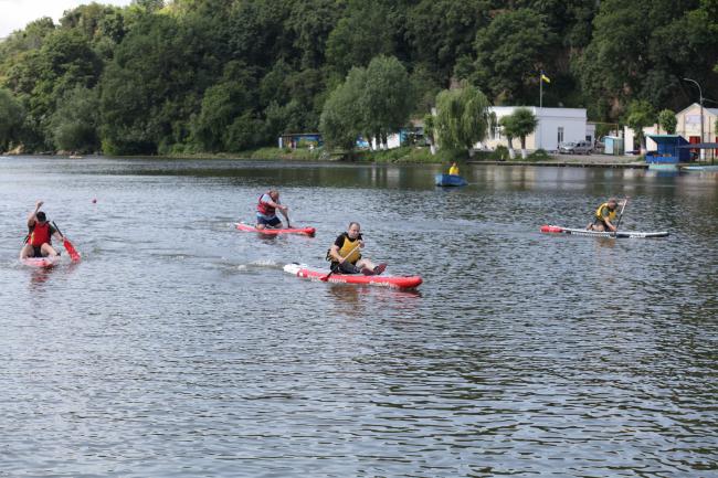 Новини Вінниці - фото з SUP-чемпіонат на Південному Бузі: ветерани війни знаходять нову силу у спорті