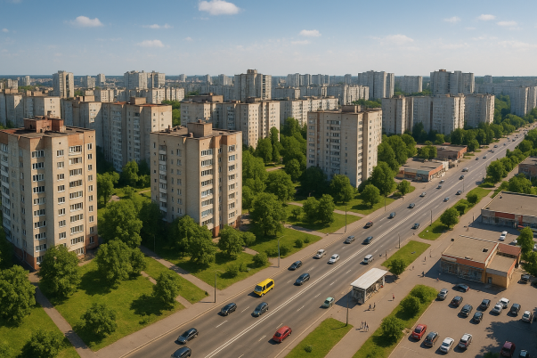 Новини Вінниці - фото з Як ChatGPT бачить мікрорайони Вінниці? Згенерували зображення