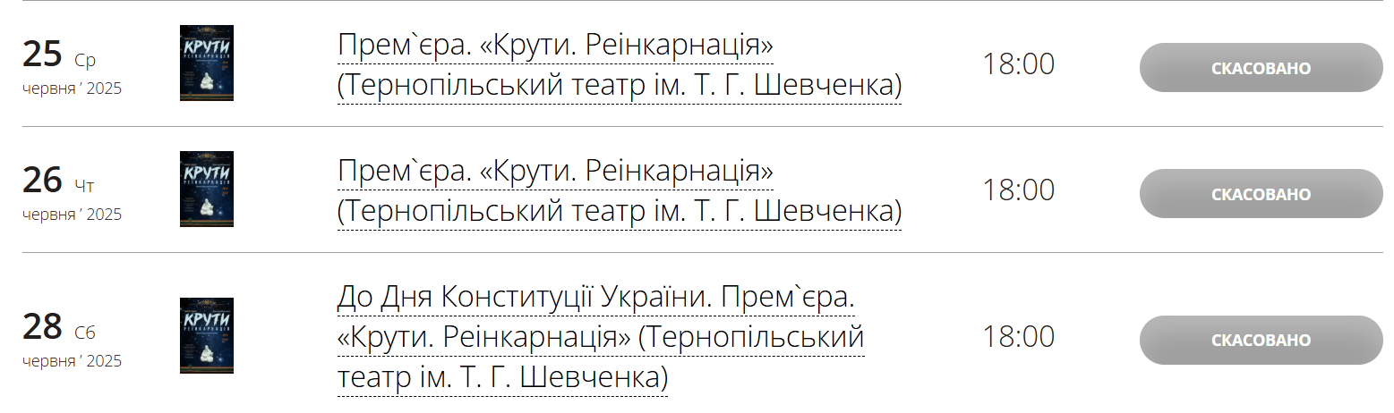 Новини Тернополя - фото з У тернопільському драмтеатрі скасували прем'єру вистави