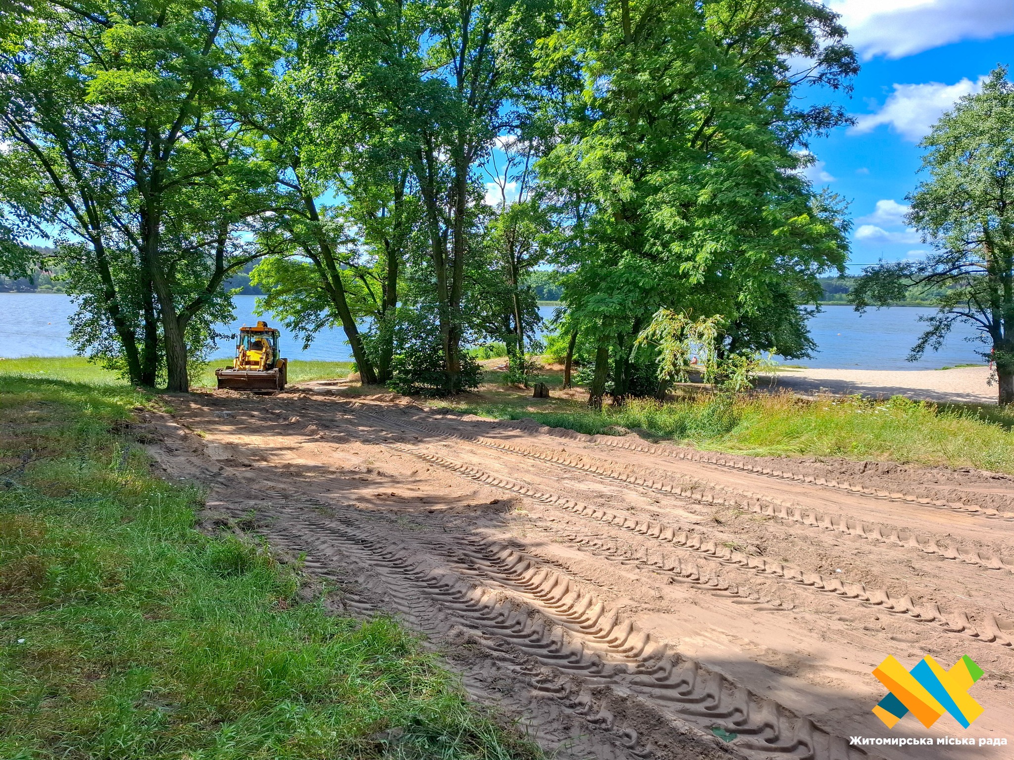 Новини Житомира - фото з У Гідропарку облаштовують доступ до води для маломобільних груп населення