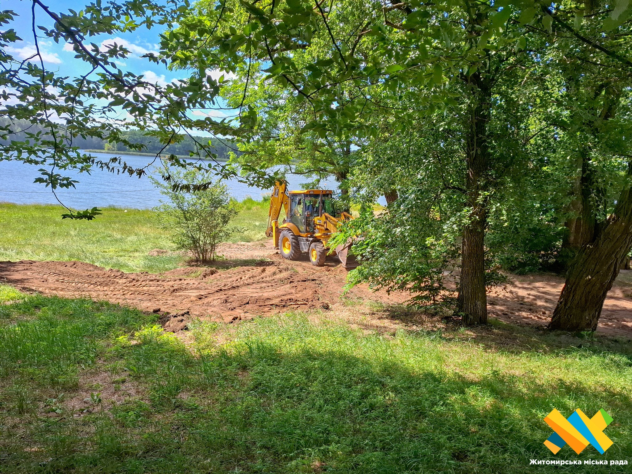 Новини Житомира - фото з У Гідропарку облаштовують доступ до води для маломобільних груп населення