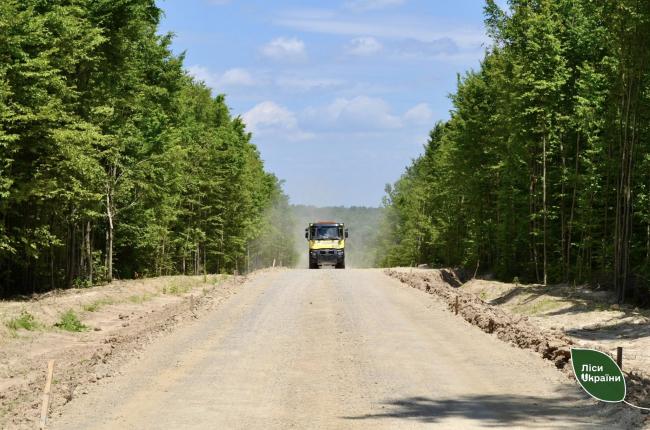 Новини Вінниці - фото з У Бруслинівському лісництві будують понад шість кілометрів лісової дороги