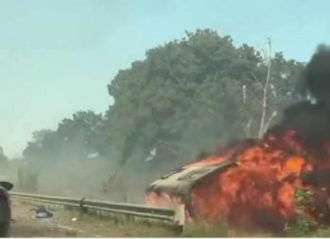 Новини Вінниці - фото з Потужний вибух біля Житомира. Трасу в напрямку Києва перекрили