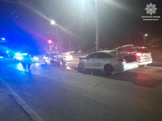 Новини Вінниці - фото з На Брацлавській п’яний водій Hyundai влетів у зустрічне авто