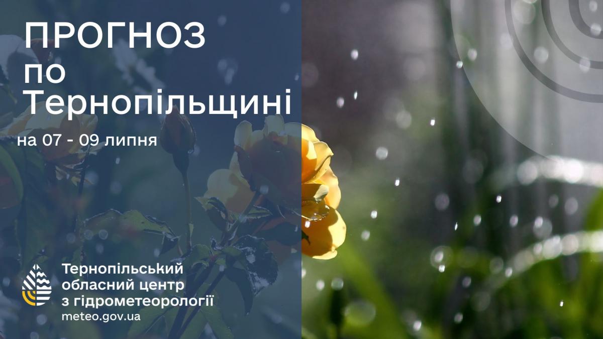На Тернопільщині оголосили штормове попередження через грози і шквали