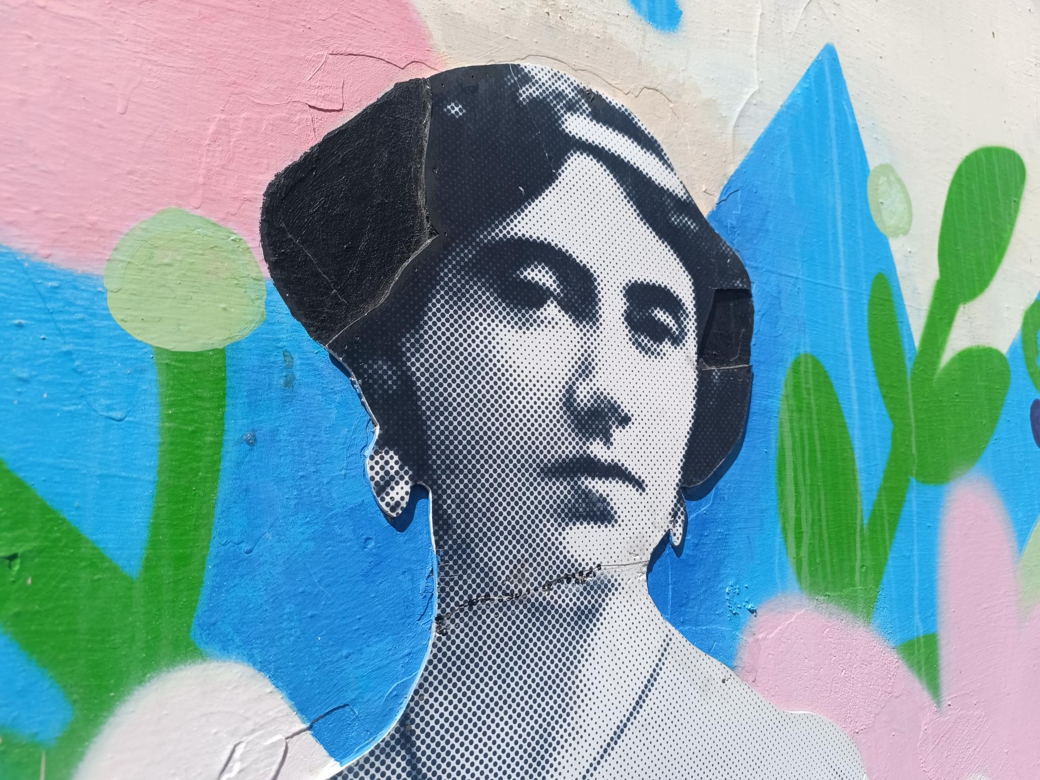 Новини Тернополя - фото з У центрі міста відновили мурал із Соломією Крушельницькою: який вигляд він має тепер