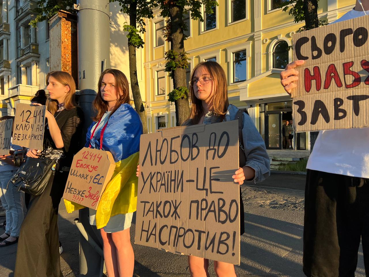 Новини Вінниці - фото з «Назад у 2013?»: у Вінниці відбулася акція проти закону №12414