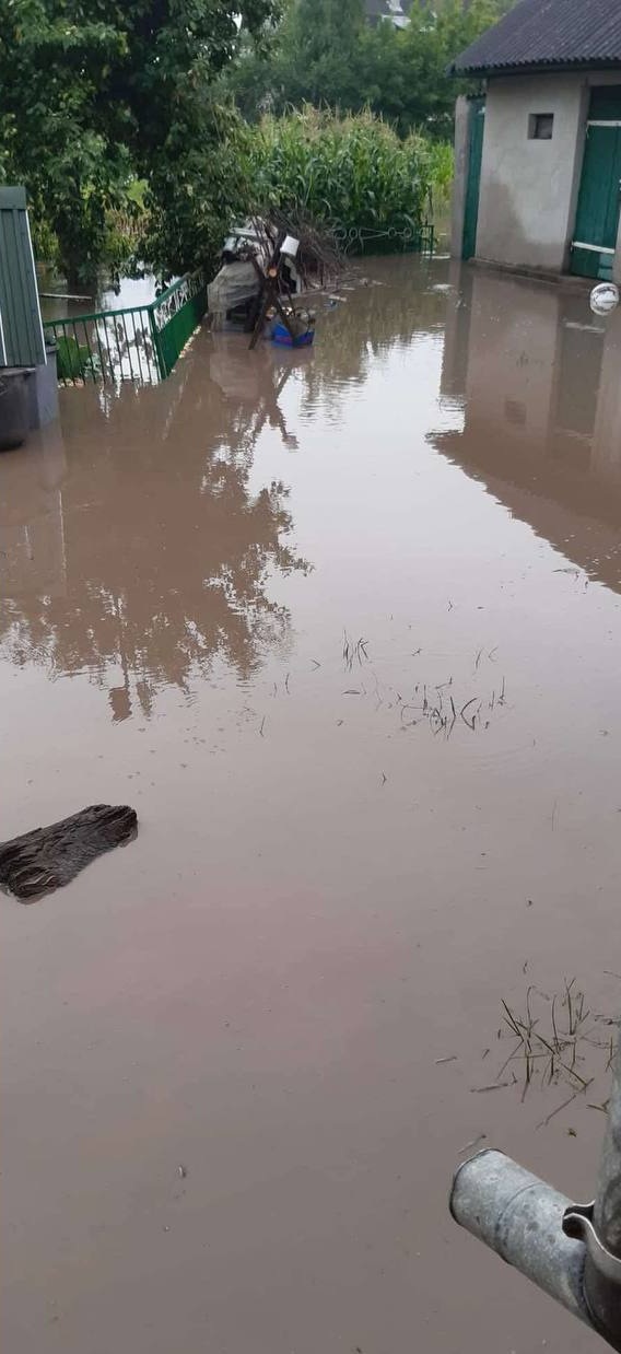 Новини Тернополя - фото з У хаті по пояс води та купа мулу: жителів Вишнівця накрила негода