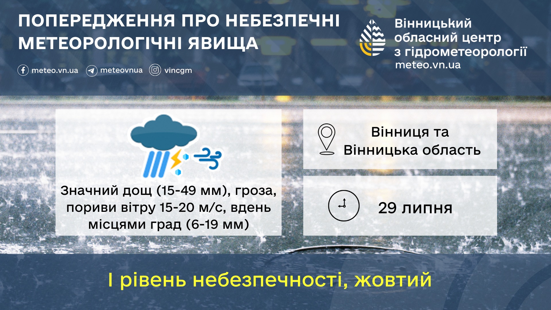 Новини Козятина - фото з Грози з вітром не вщухають, аварійно-рятувальні роботи тривають: оперативна інформація