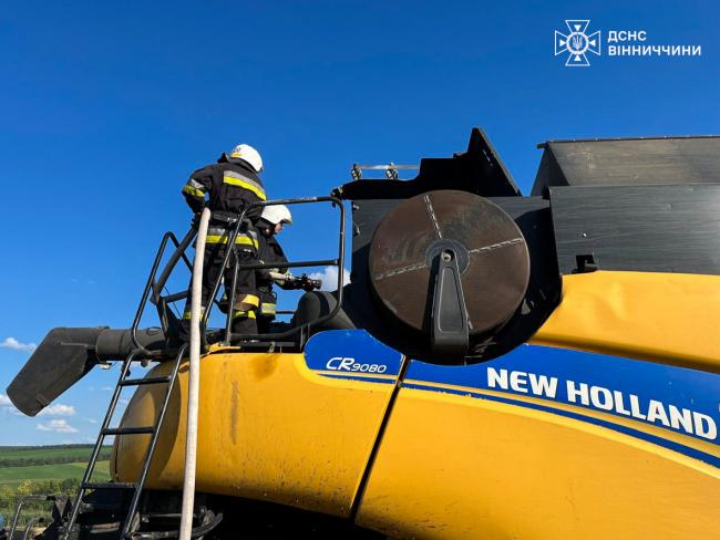 Новини Вінниці - фото з У Городківській громаді горіли комбайн та пів гектара пшениці — подробиці пожеж минулої доби