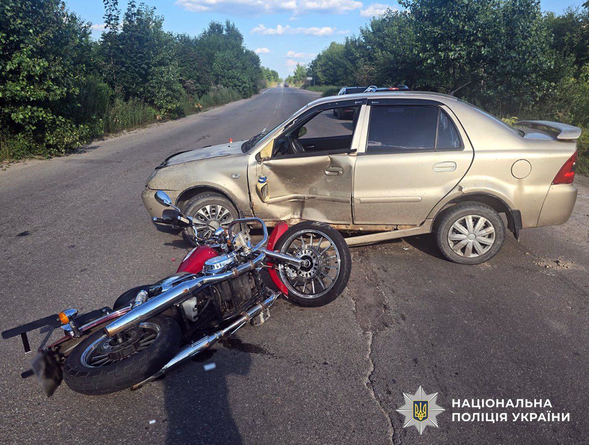 Новини Житомира - фото з У Житомирі сталис дві ДТП за участю мотоциклістів