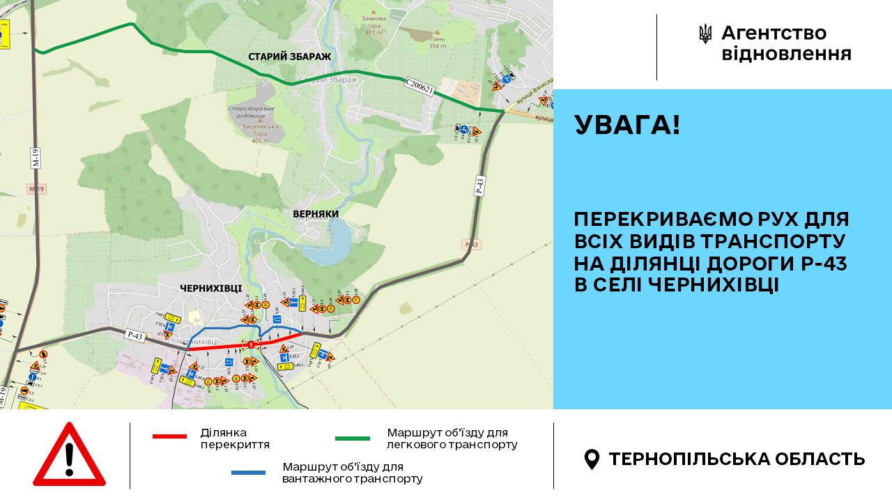 Новини Тернополя - фото з У Чернихівцях з 6 серпня перекриють дорогу: розпочинають ремонт моста