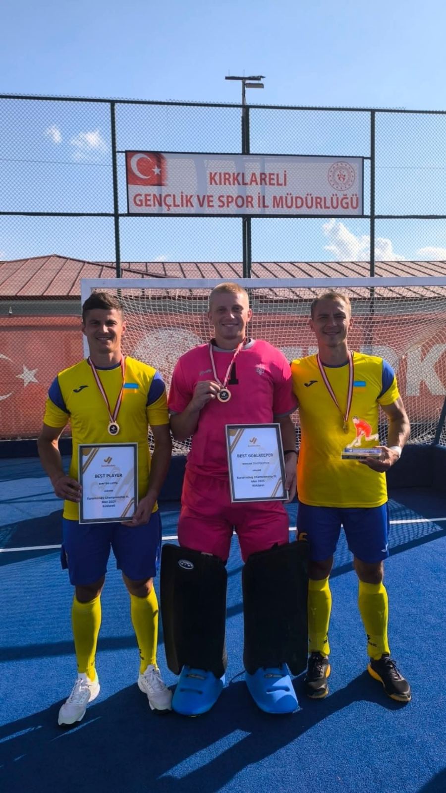 Новини Вінниці - фото з Збірна України з хокею на траві на Євро в Туреччині виграла всі матчі і здобула «золото»