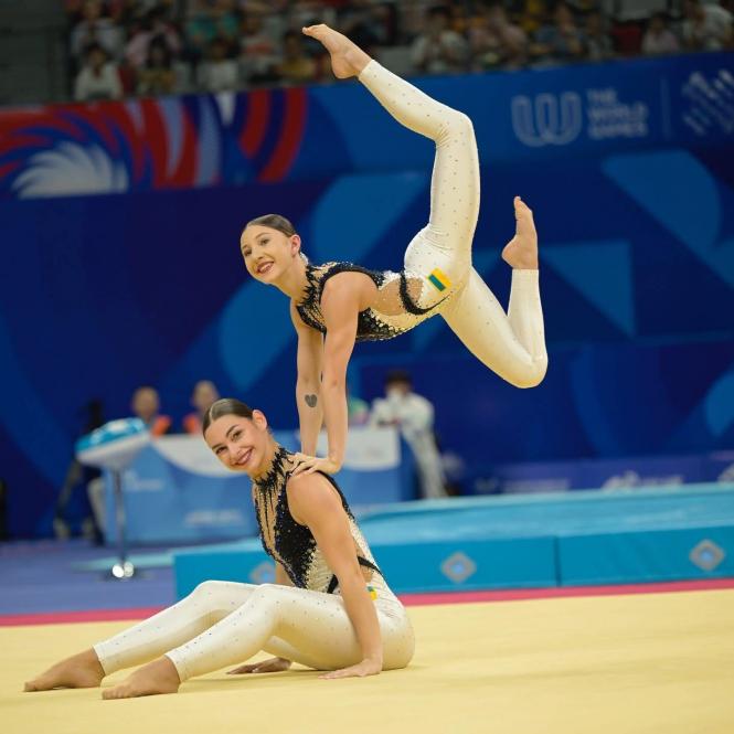 Новини Вінниці - фото з Вінницькі акробатки здобули срібло на Всесвітніх іграх у Китаї