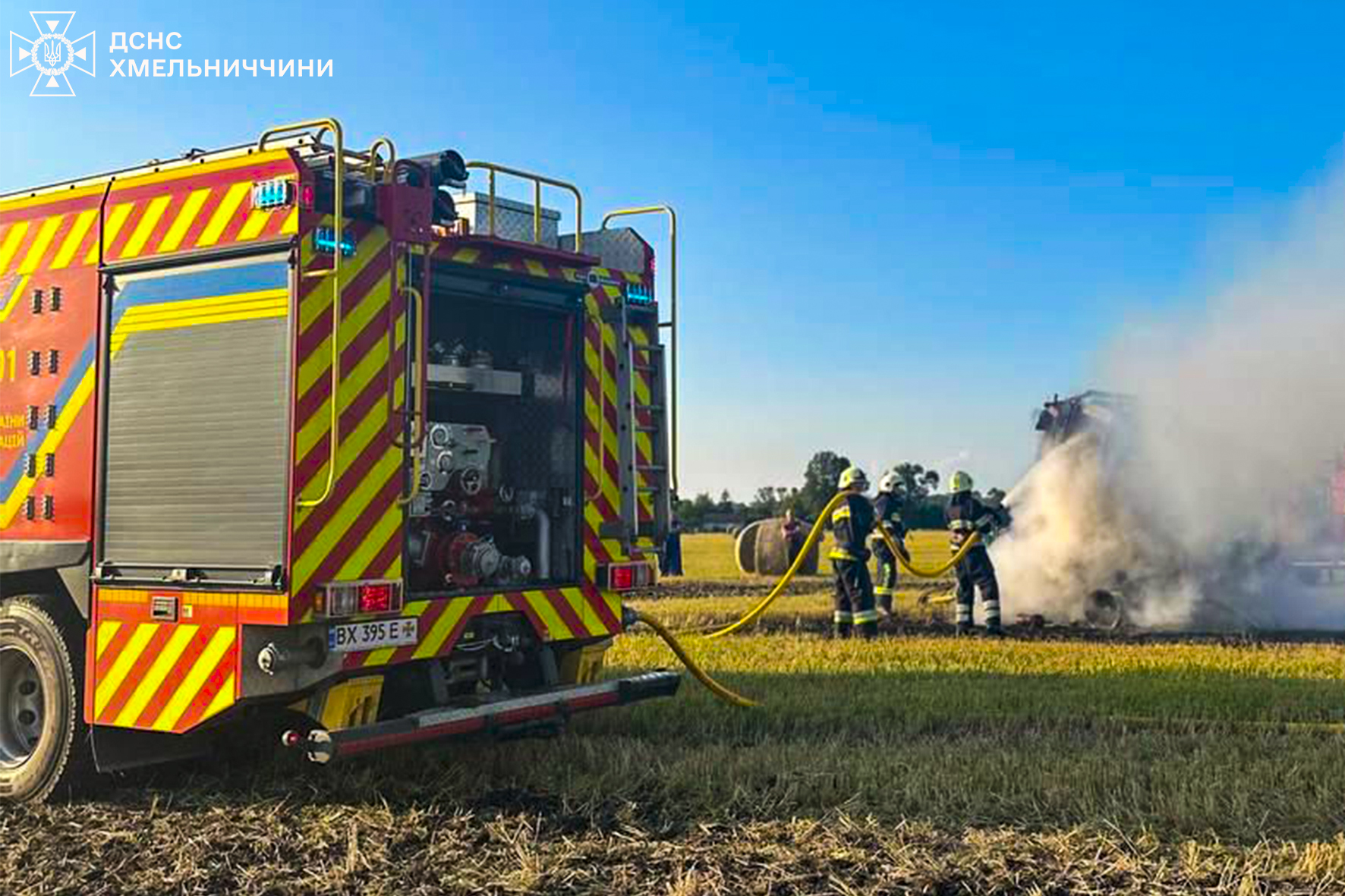 Новини Хмельницького - фото з Пожежі на Хмельниччині: горіли легковики і вантажівка