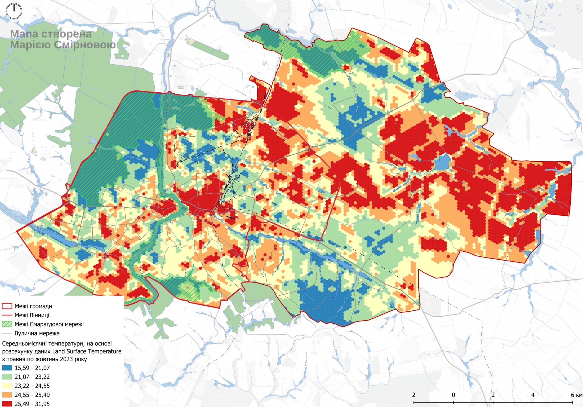 Новини Вінниці - фото з Де найгарячіше у Вінниці? Показали мапу найспекотніших районів міста