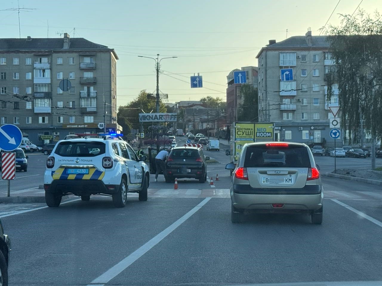 Новини Тернополя - фото з Збили пішохода біля «Маяка». Рух ускладнений