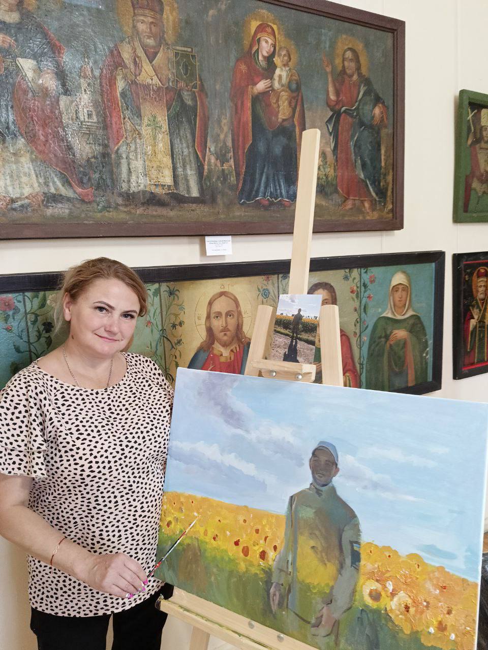 Новини Вінниці - фото з Обійми, емоції та фотографії: як у Вінниці матері загиблих воїнів створювали картини пам’яті