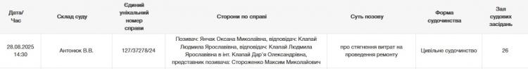 Новини Вінниці - фото з Колишня очільниця ТЦК Янчак позивається проти вдови Каплая: на кону майже півмільйона