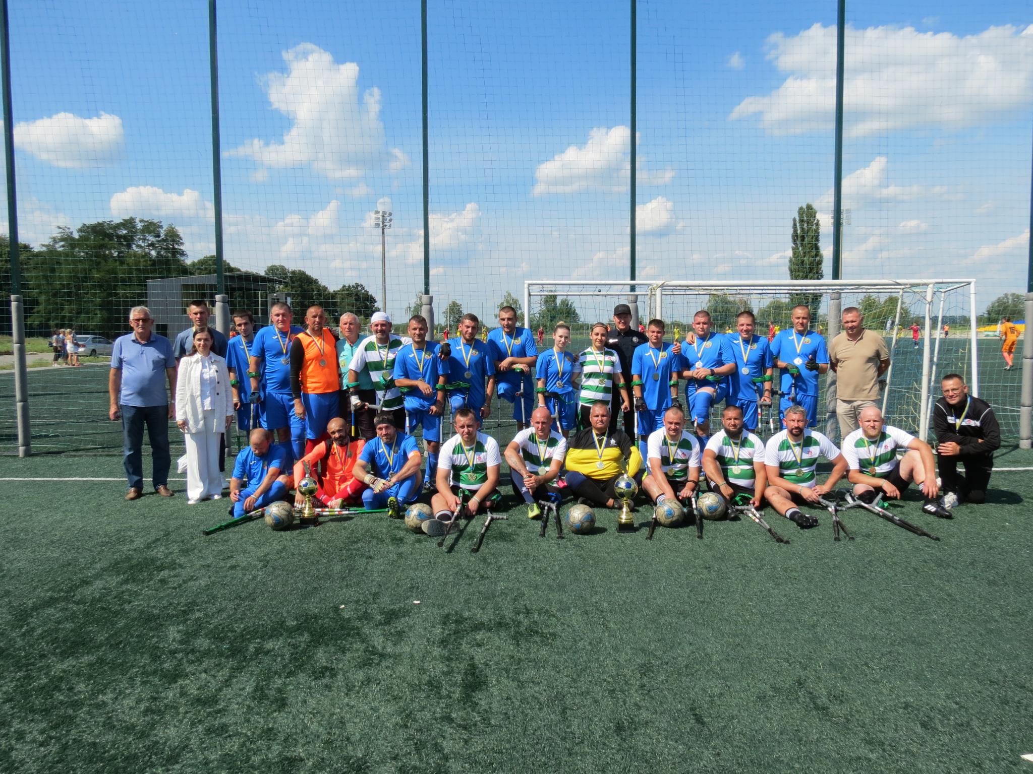 Новини Вінниці - фото з У Вінниці до Дня Незалежності України влаштували матч з ампфутболу