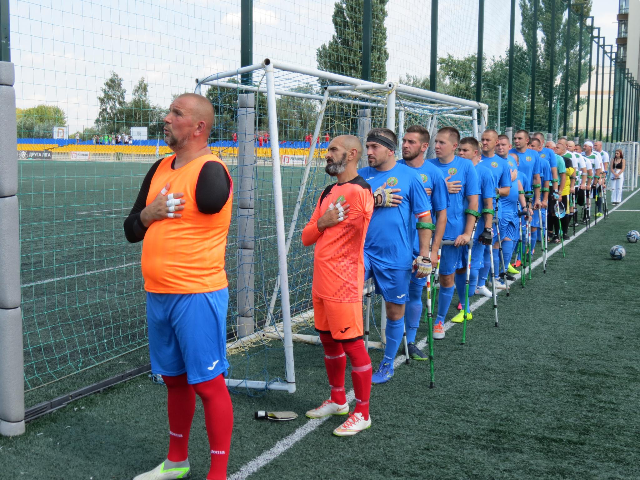 Новини Вінниці - фото з У Вінниці до Дня Незалежності України влаштували матч з ампфутболу