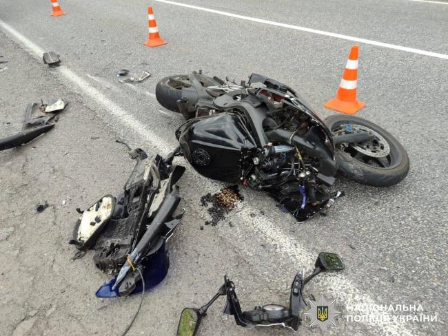 Новини Вінниці - фото з Біля Махнівки мотоцикліст на Yamaha врізався в Jeep. Ще одна аварія сталася неподалік Калинівки