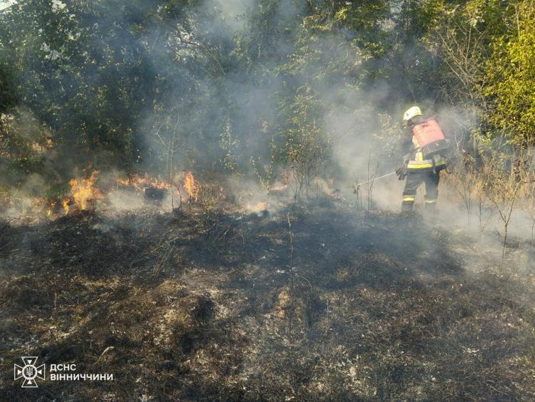 Новини Вінниці - фото з Пожежі в області знищили ферму, будинки та 13 гектарів землі