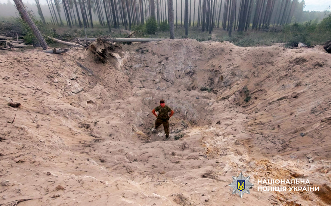 Новини Житомира - фото з Вибухотехніки поліції Житомирщини продовжують знищення ворожих боєприпасів після кожного масованого обстрілу