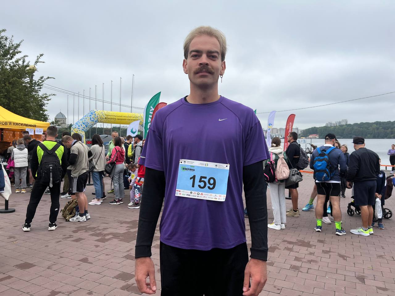 Новини Тернополя - фото з Озеряна-2025: тернополяни долали кілометри та збирали донати на ЗСУ