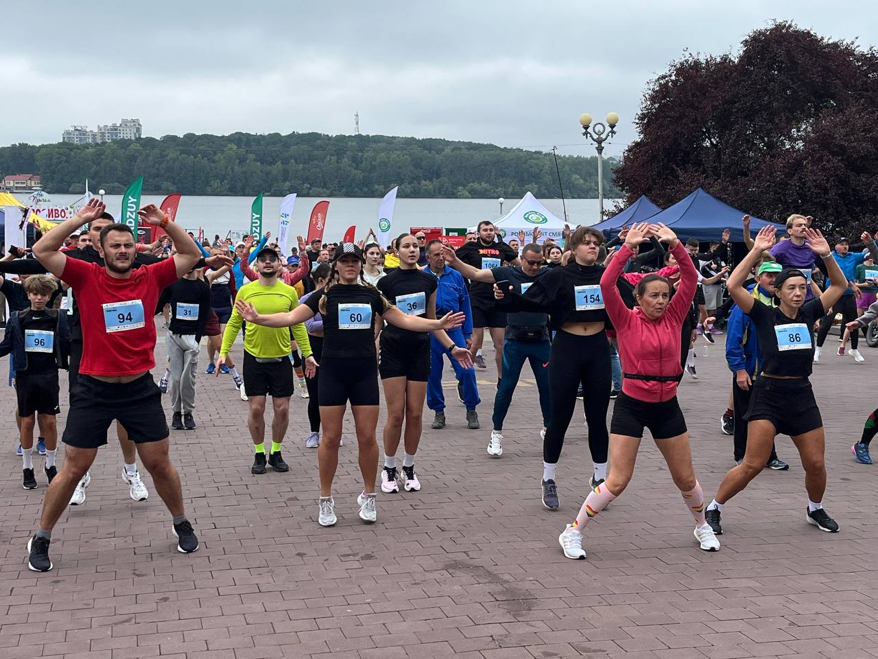 Новини Тернополя - фото з Озеряна-2025: тернополяни долали кілометри та збирали донати на ЗСУ