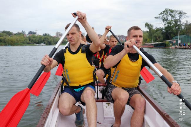 Новини Вінниці - фото з У Вінниці відбулися змагання гвардійців на човнах «Дракон»